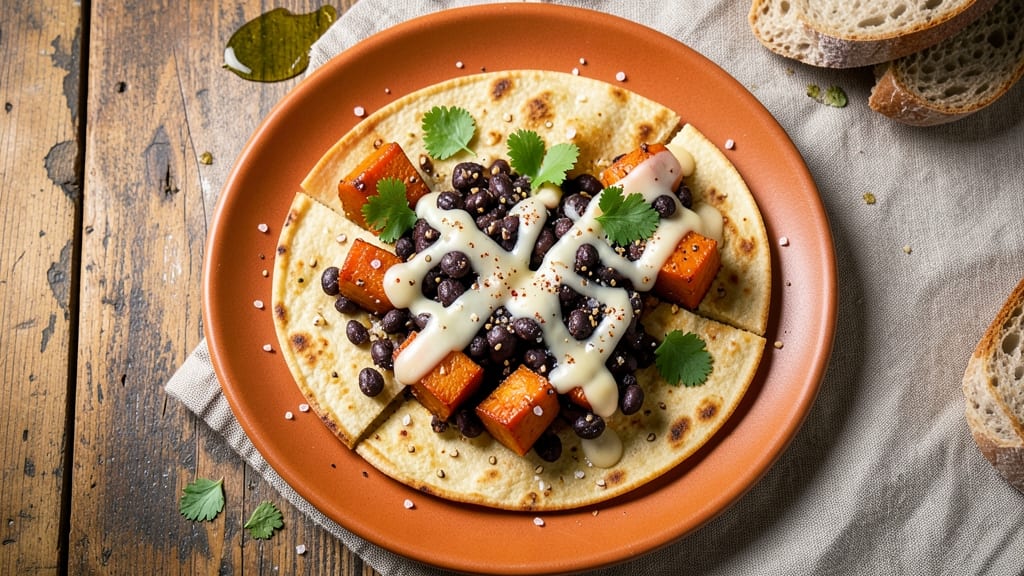 Sweet Potato Black Bean Quesadilla Recipe: Crispy Shells With Smoky Spice Fusion