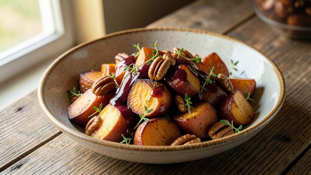 Warm Sweet Potato Salad Recipe: Caramelized Sweetness With Toasted Pecan Crunch