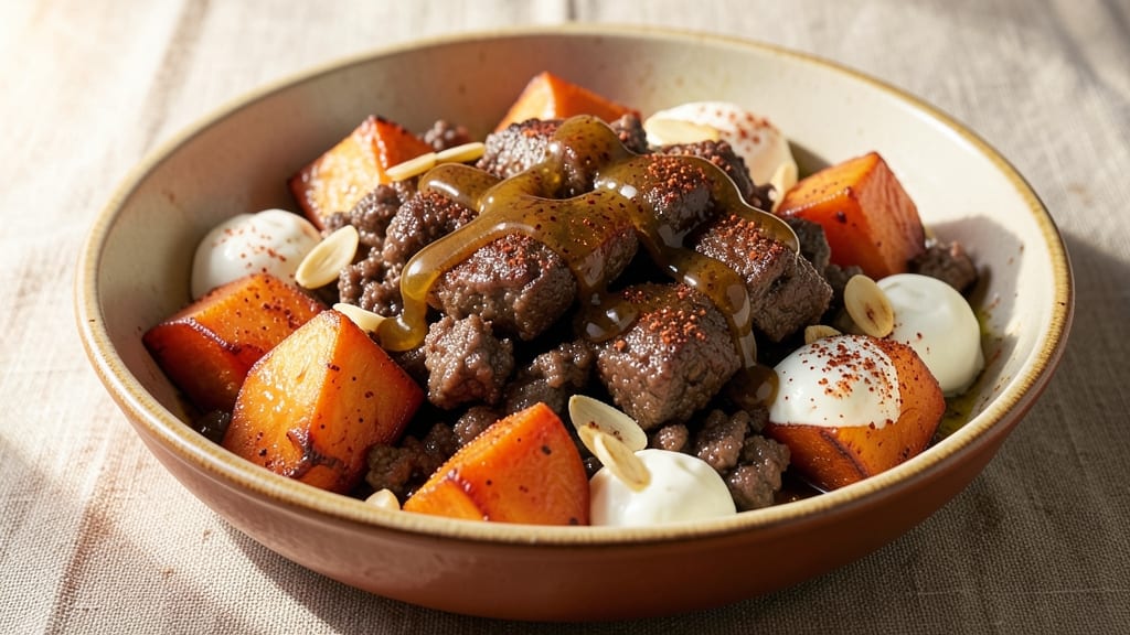 Sweet Potato Ground Beef Cottage Cheese Hot Honey Recipe: Spiced Rum Glaze That Elevates Everything